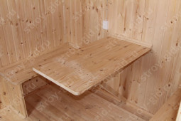 Стол и лавки в бане Малиновка