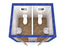 Фото - Блок-контейнер туалет, проект СБК-05