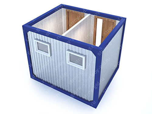 Блок-контейнер туалет, проект СБК-05